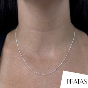 Colar Grumet 1Mm 45Cm