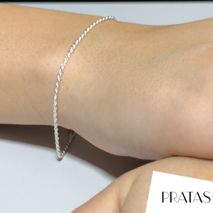 Pulseira Cordão Baiano 1,3Mm 18,5Cm